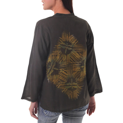 Thai Forest Wind Batik Tunic