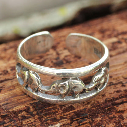 Elephant Walk Toe Ring