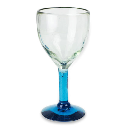 Caribbean Mirage Hand Blown Water Glasses