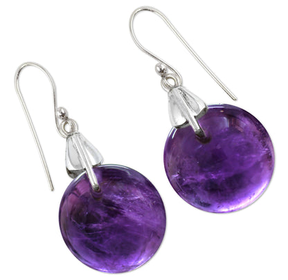 Moon of Mysticism Amethyst Earrings