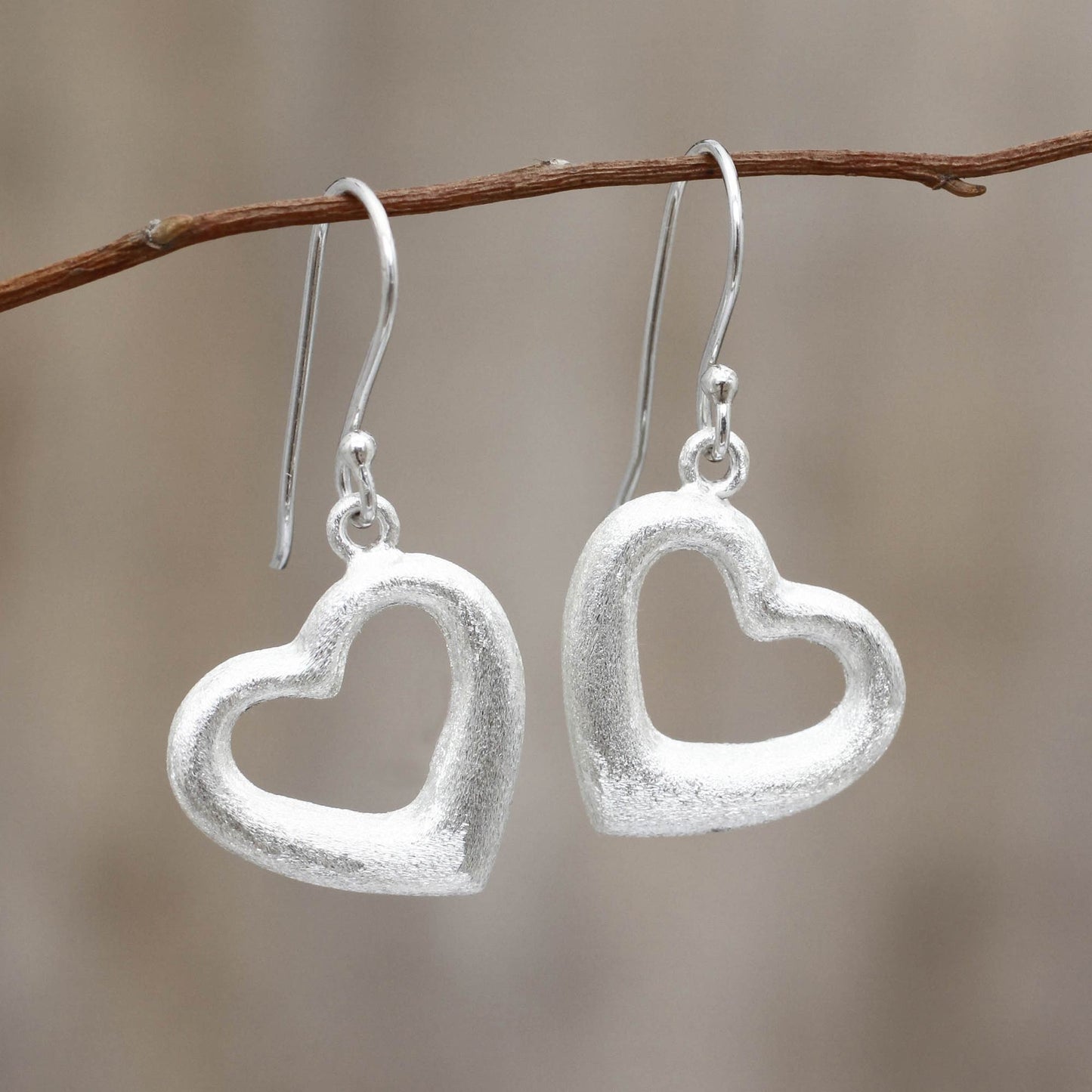 Love's Anchor Fair Trade Jewelry Sterling Silver Earrings