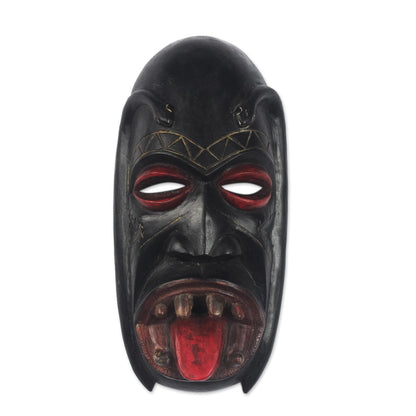 Danyi Handcrafted African Festival Wood Mask