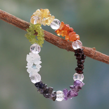 Peaceful Friendship Multi-Gemstone Bracelet