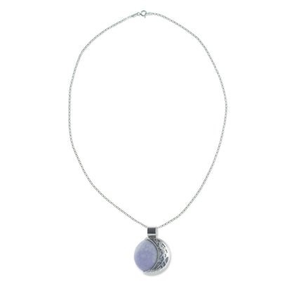 Jade Eclipse Reversible Pendant Necklace