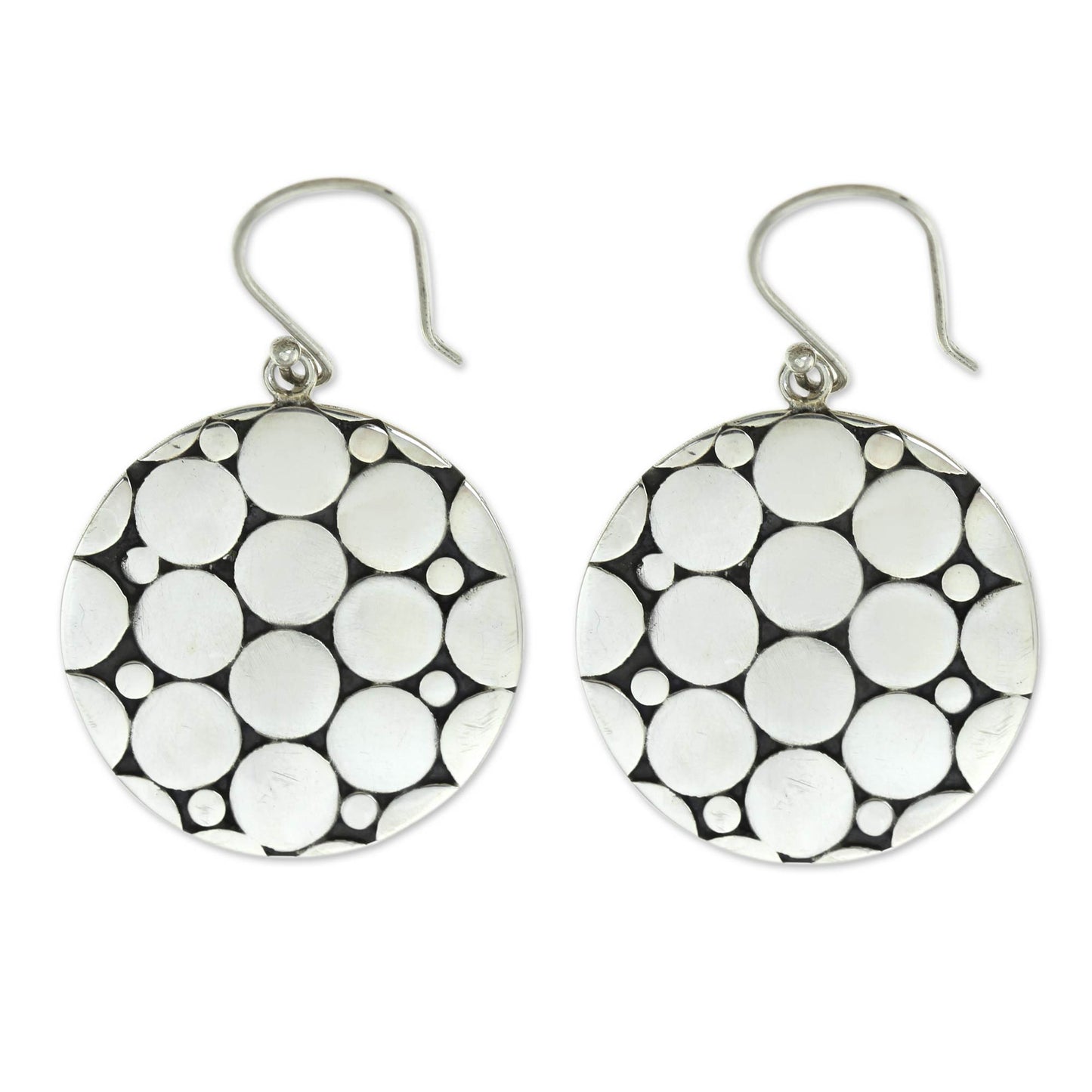 Bubbles Fair Trade Silver Earrings