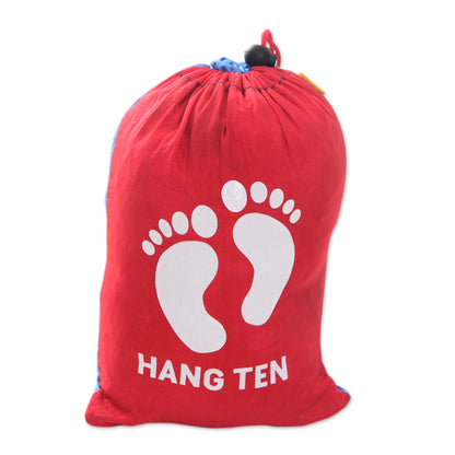 Comet for HANG TEN Fiery Red Single Size Parachute Hammock with Hanging Hooks