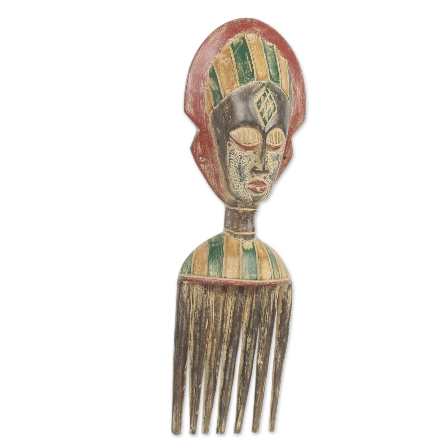 Akan Comb African Comb Mask