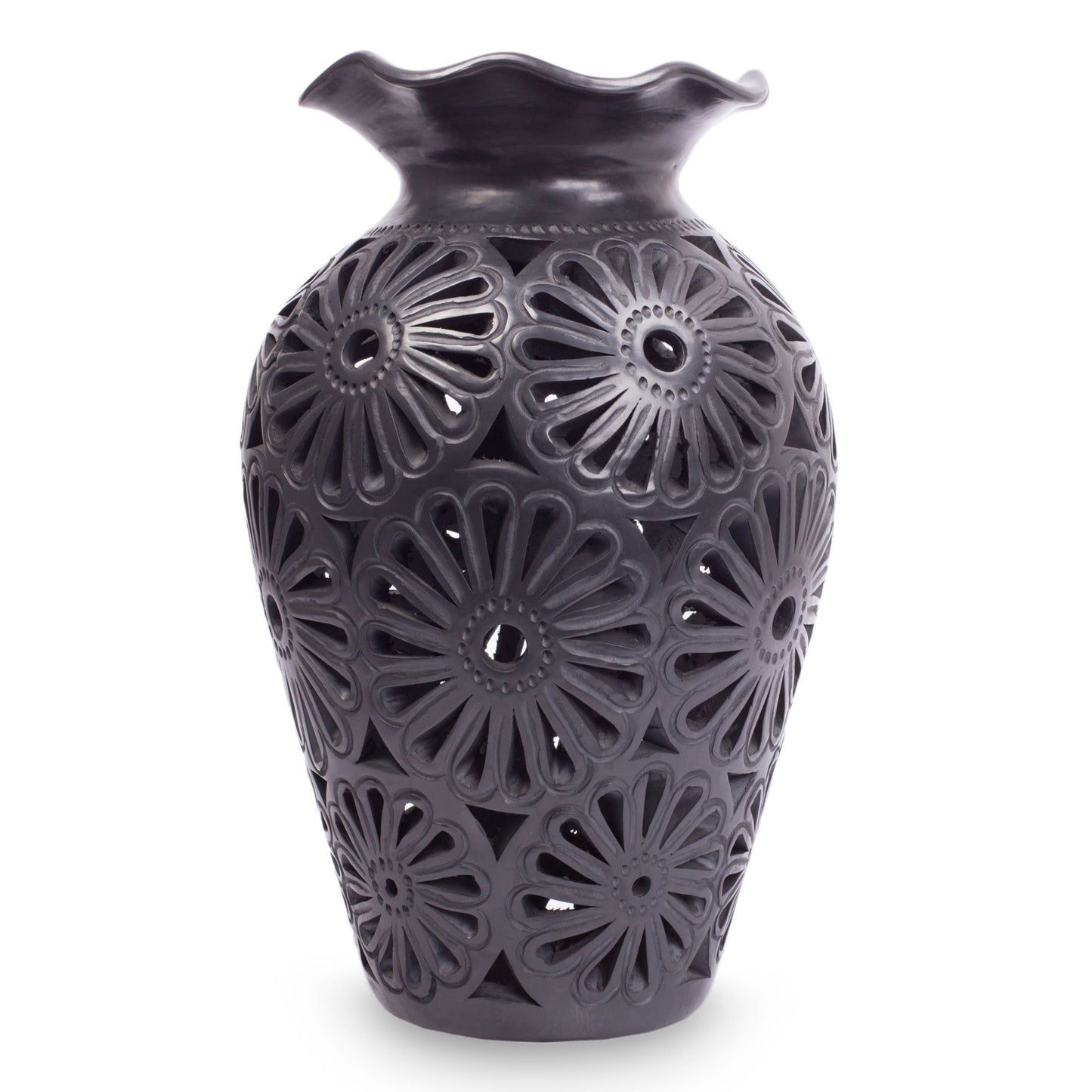 Floral Ruffles Oaxaca Floral Vase