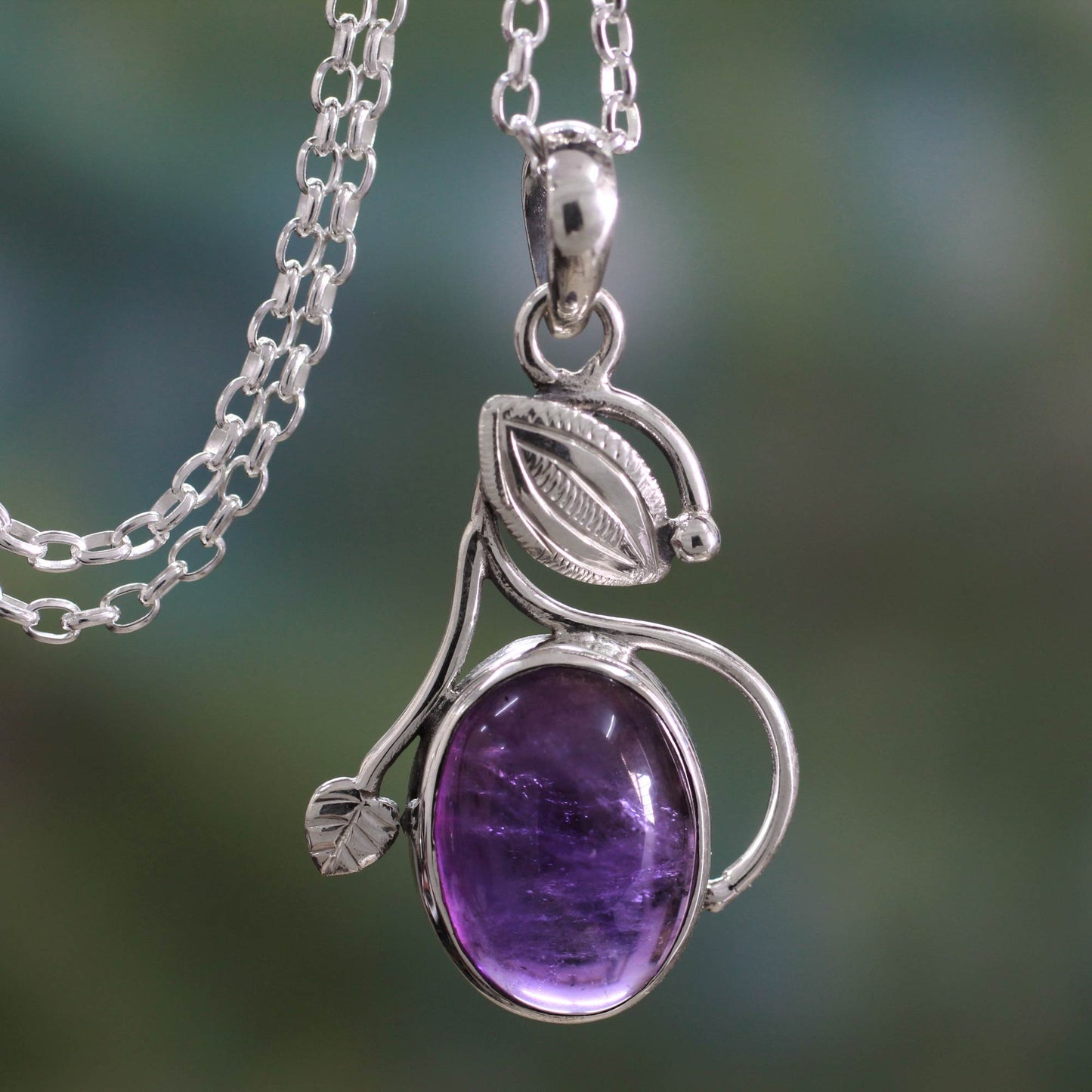 Impassioned Plum Amethyst Necklace