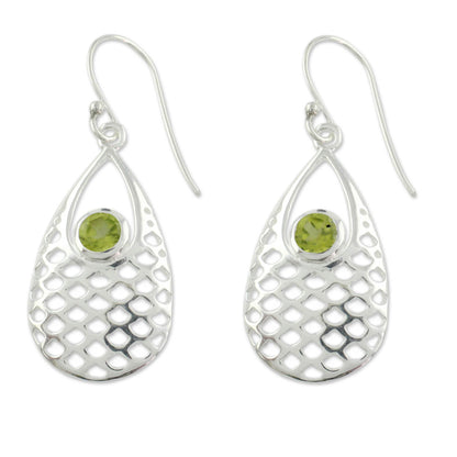 Mermaid Sea Peridot Earrings