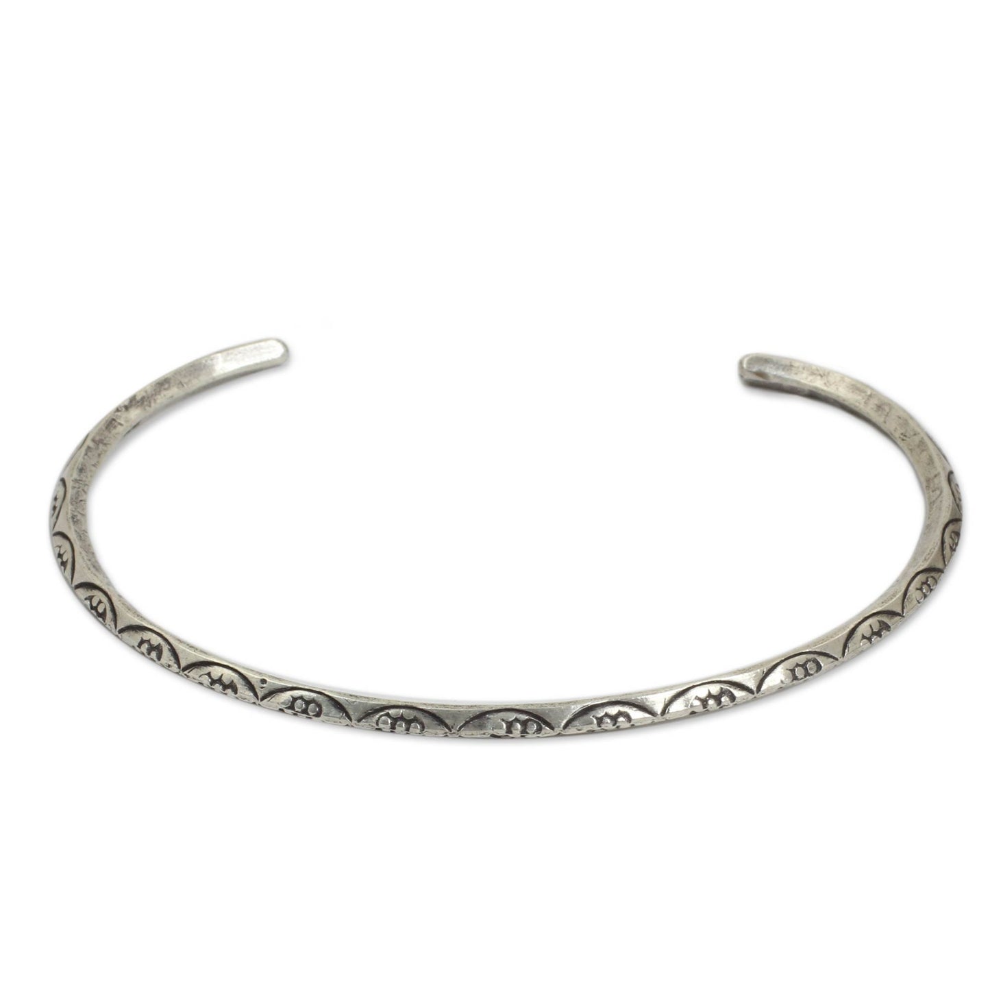 Garland Narrow Silver Cuff