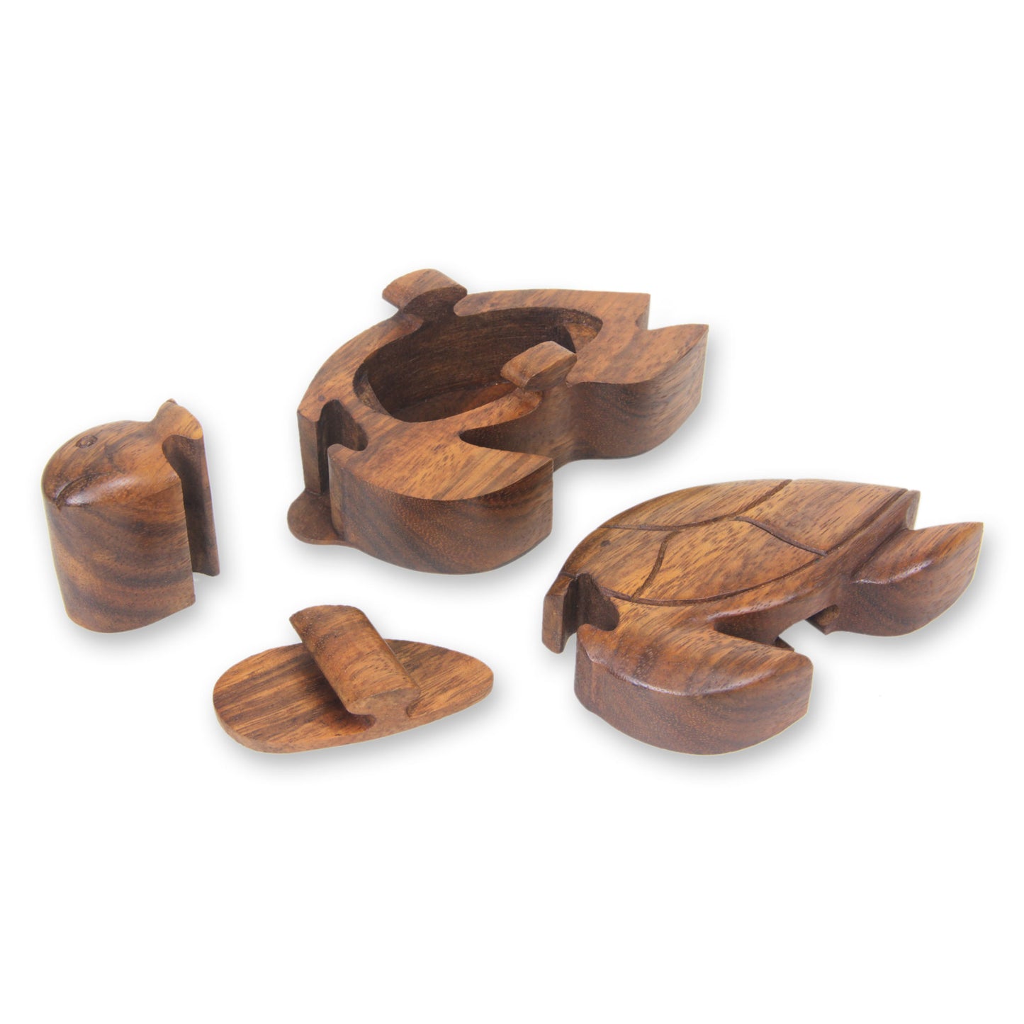 Turtle Wisdom Wood Puzzle Box