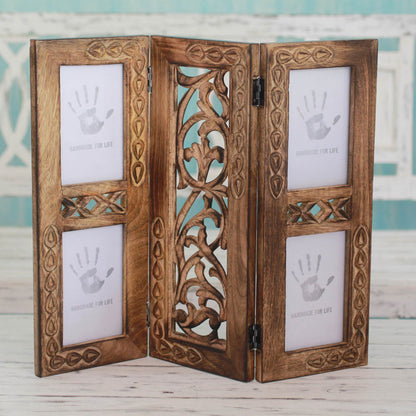 Garden of Memories Handcrafted Sustainable Wood Photo Frame (4x6)