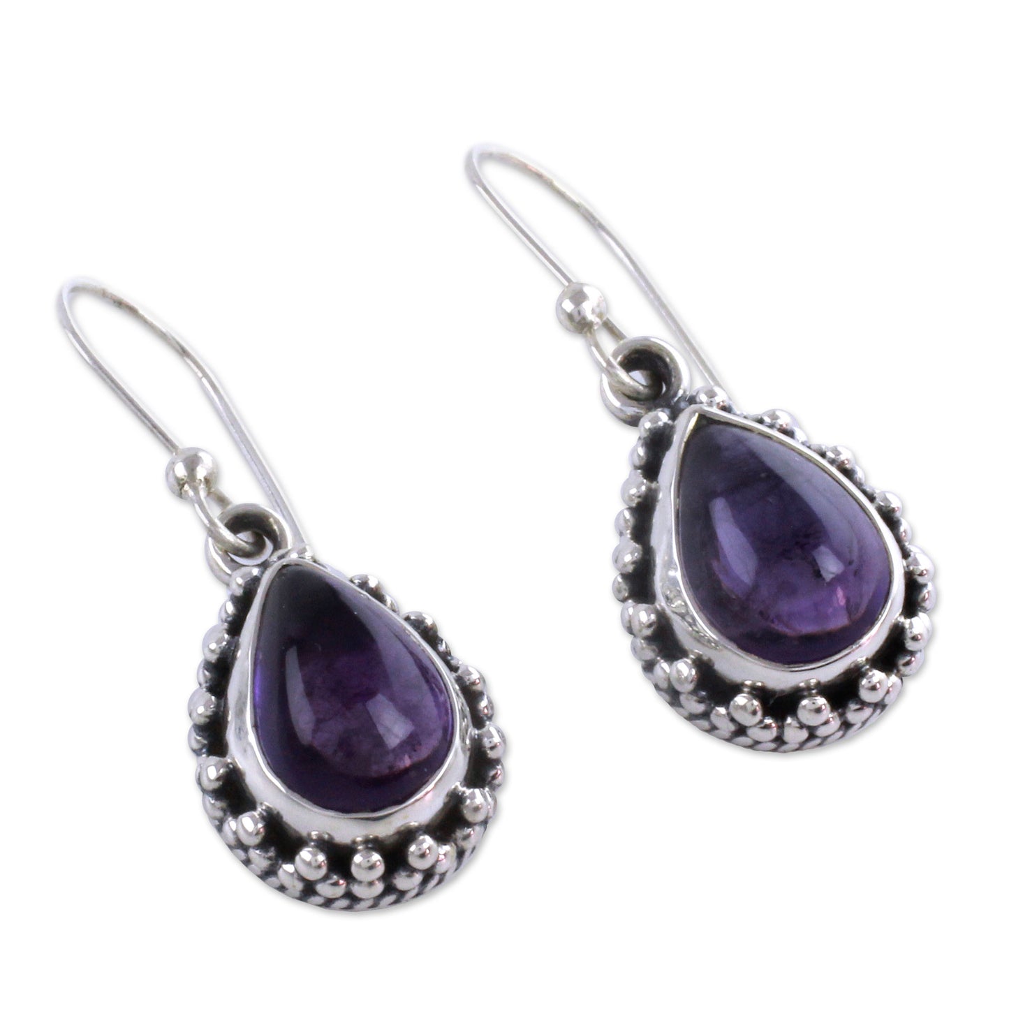 Kiss Me Fair Trade Amethyst Earings