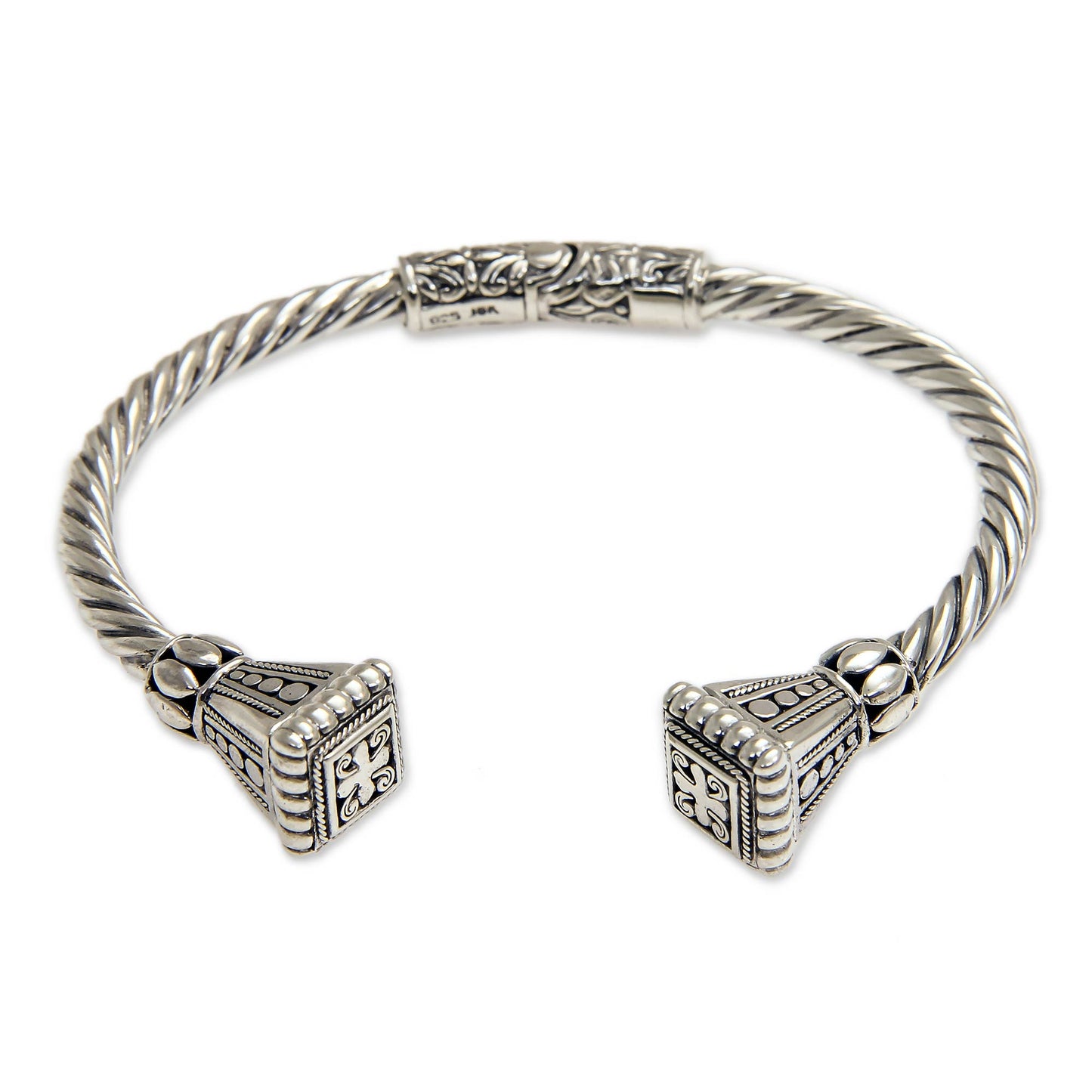 Heaven's Gate Balinese Sterling Silver Cuff Bracelet