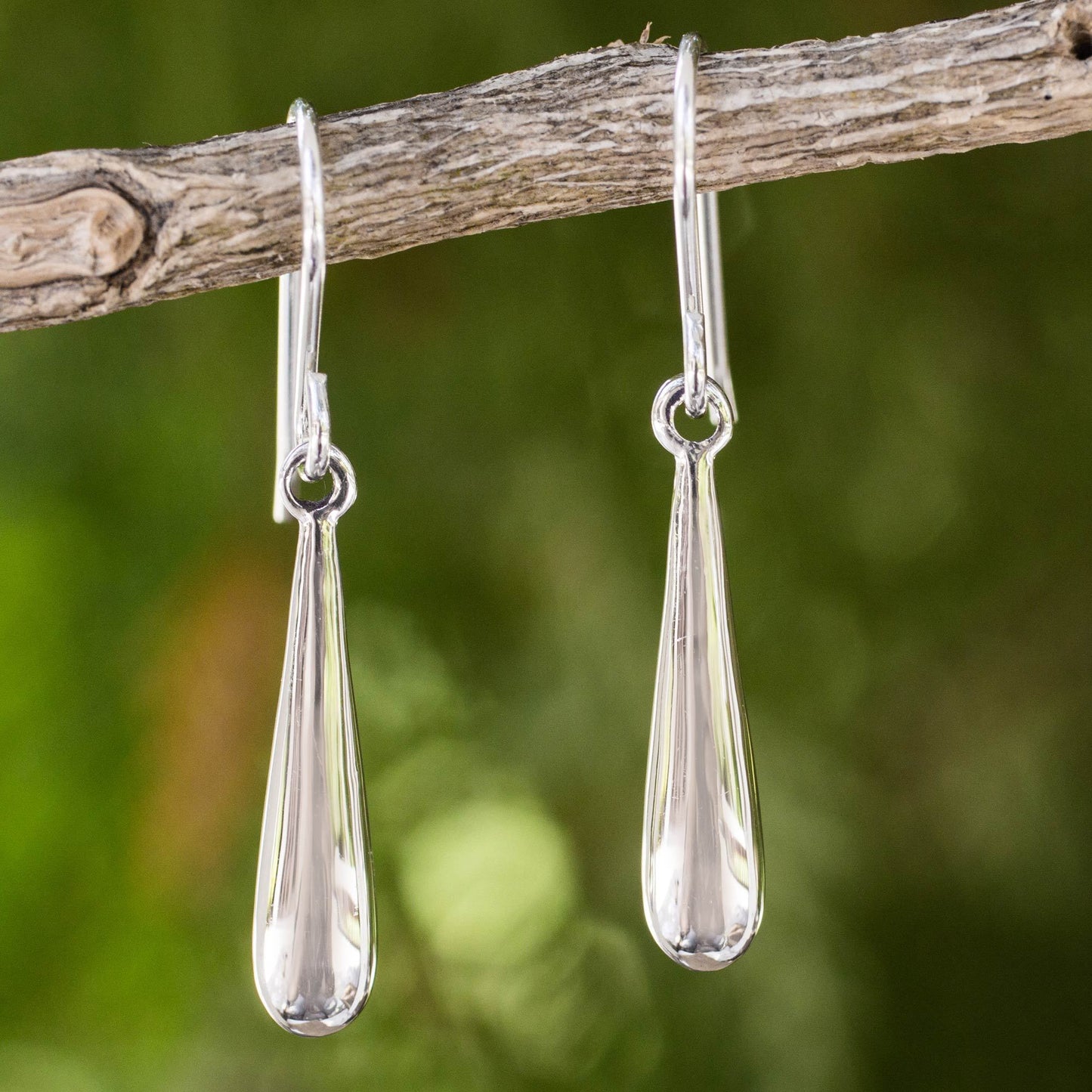 Sterling Silver Dewdrop Earrings