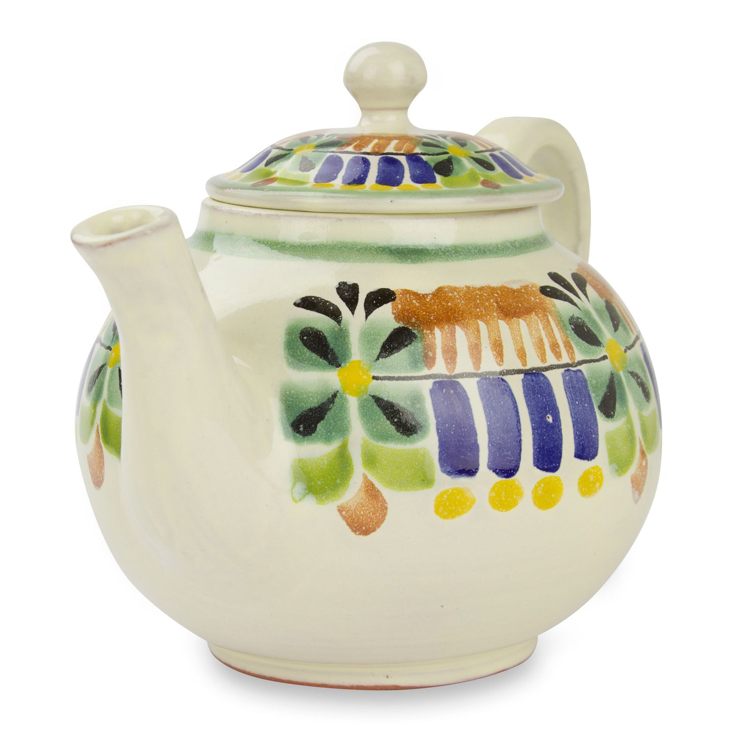 Acapulco Authentic Mexican Handcrafted Majolica Teapot (20 ounces)