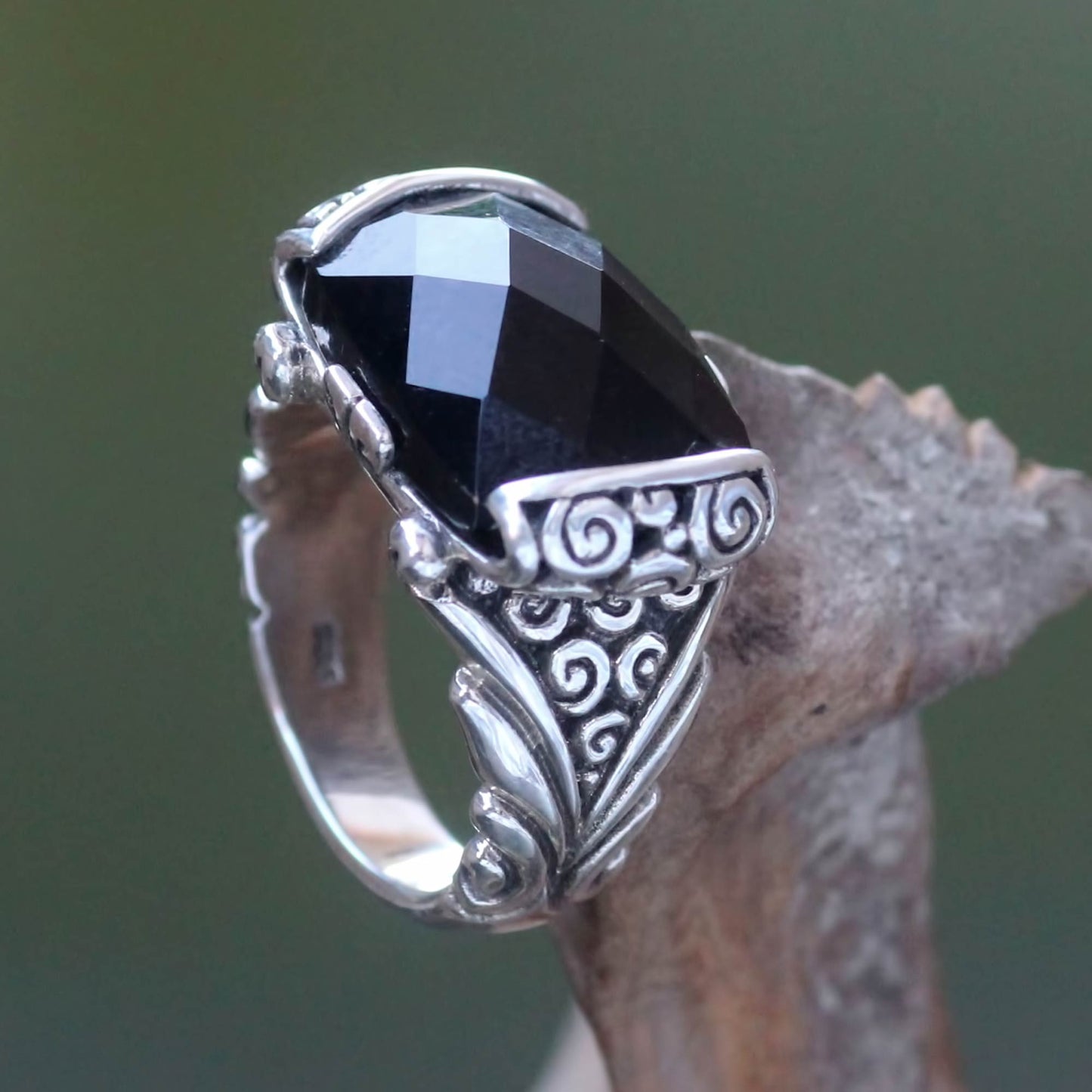 Altar Onyx & Silver Ring