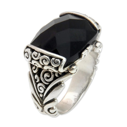 Altar Onyx & Silver Ring