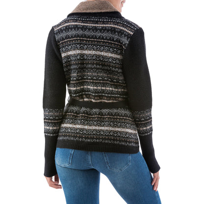 Midnight Medley Alpaca Cardigan