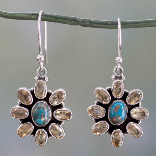 Sunny Sky Multi-Gem Earrings