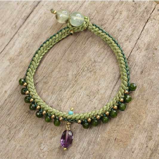 Mae Sa Jungle Green Beaded Bracelet