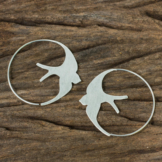 The Martin Sterling Silver Earrings