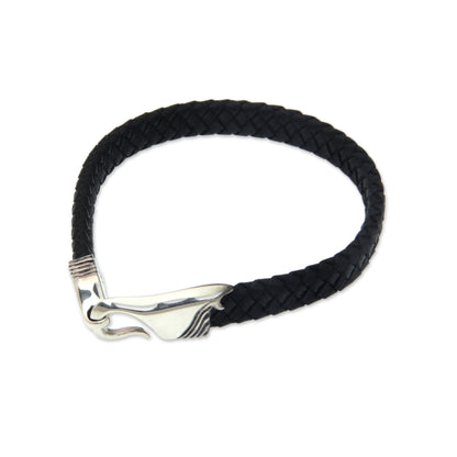 Undercurrents Silver & Leather Bracelet