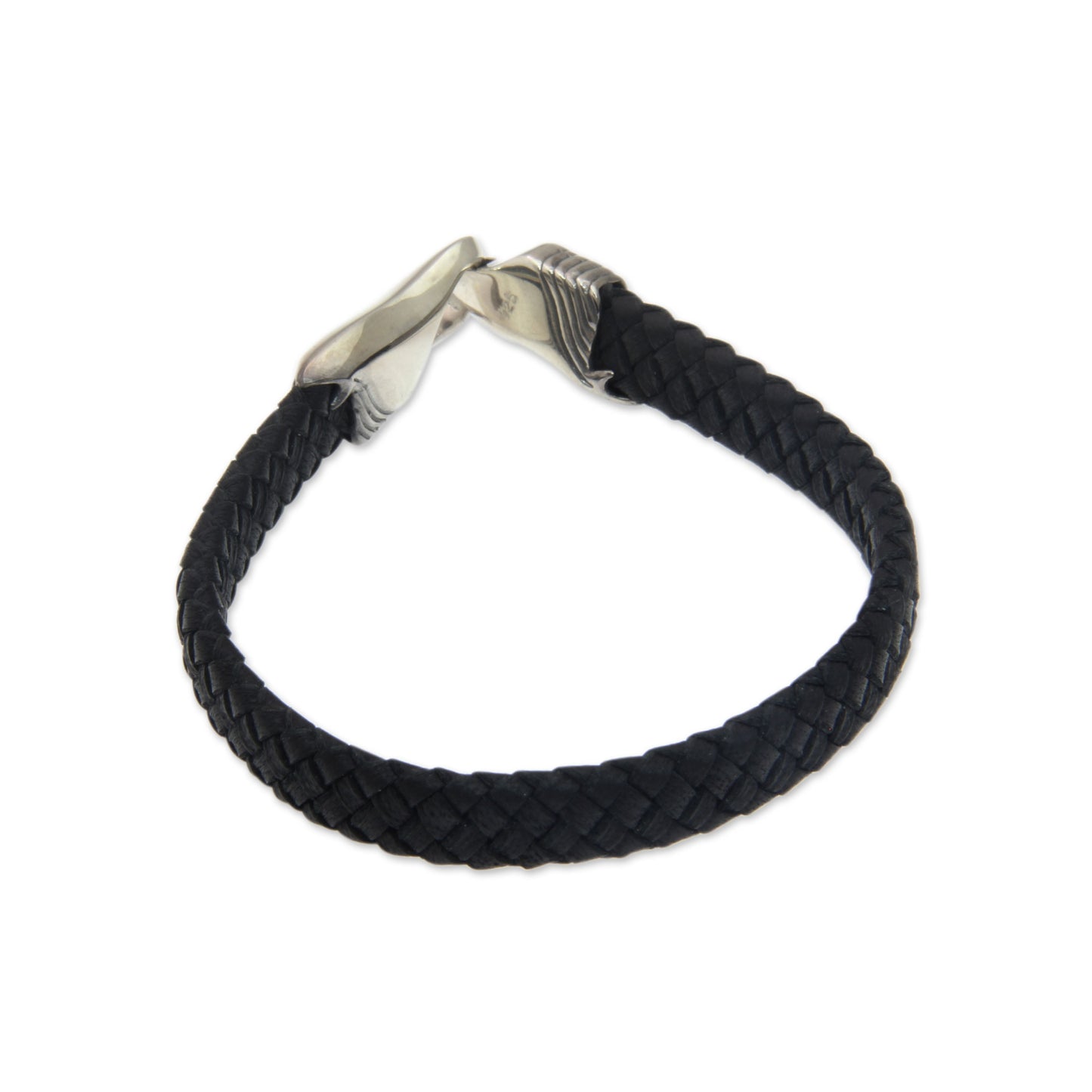 Undercurrents Silver & Leather Bracelet