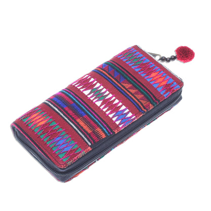 Akha Pride Multicolored Cotton Bifold Wallet Crafted by Thai Artisan