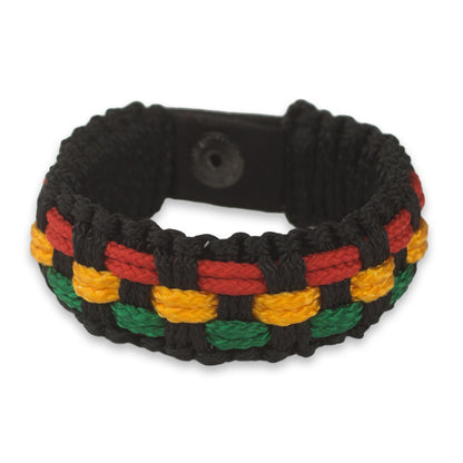 Black Forest Paths Men's Woven Bracelet