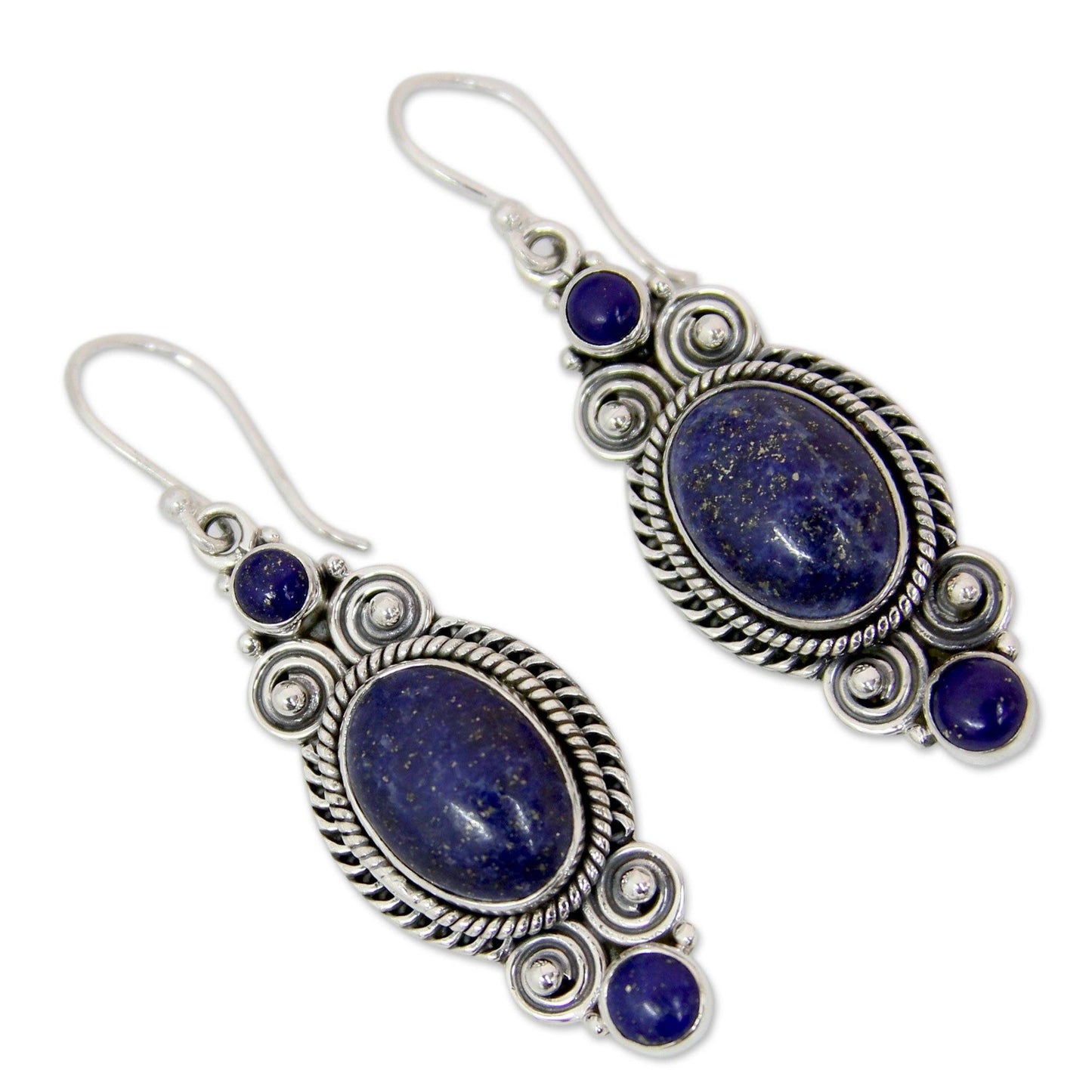 Johari Treasure Lapis Lazuli Earrings