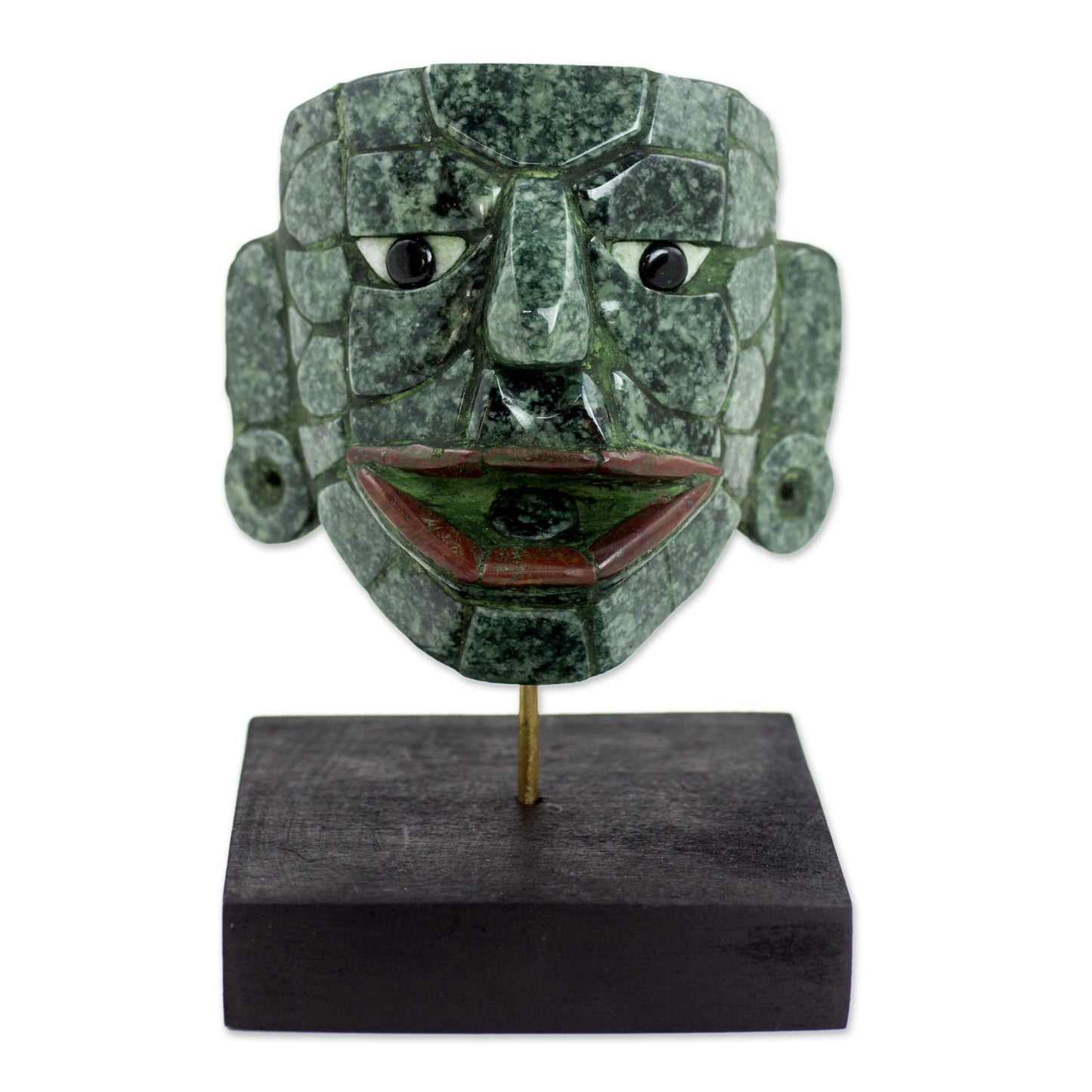 Maya Lord of El Naranjo Maya Archaeology Museum Replica Maya Jade Mask