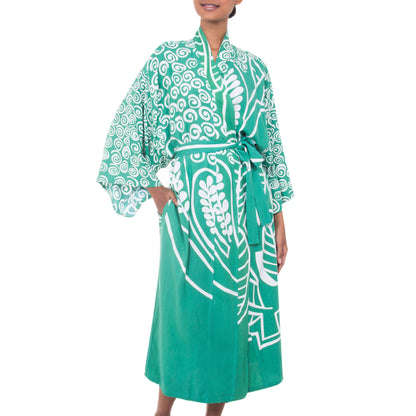 Bali Breeze Green Rayon Robe