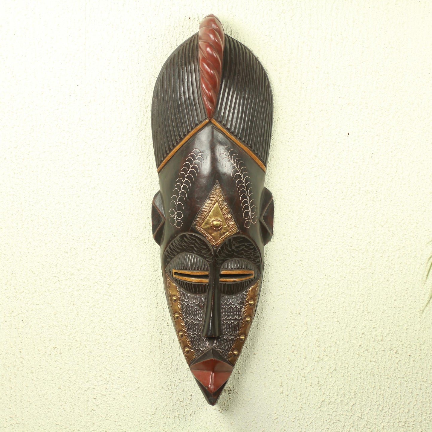 Shine for Me Authentic Hand Crafted African Mask from Ghana