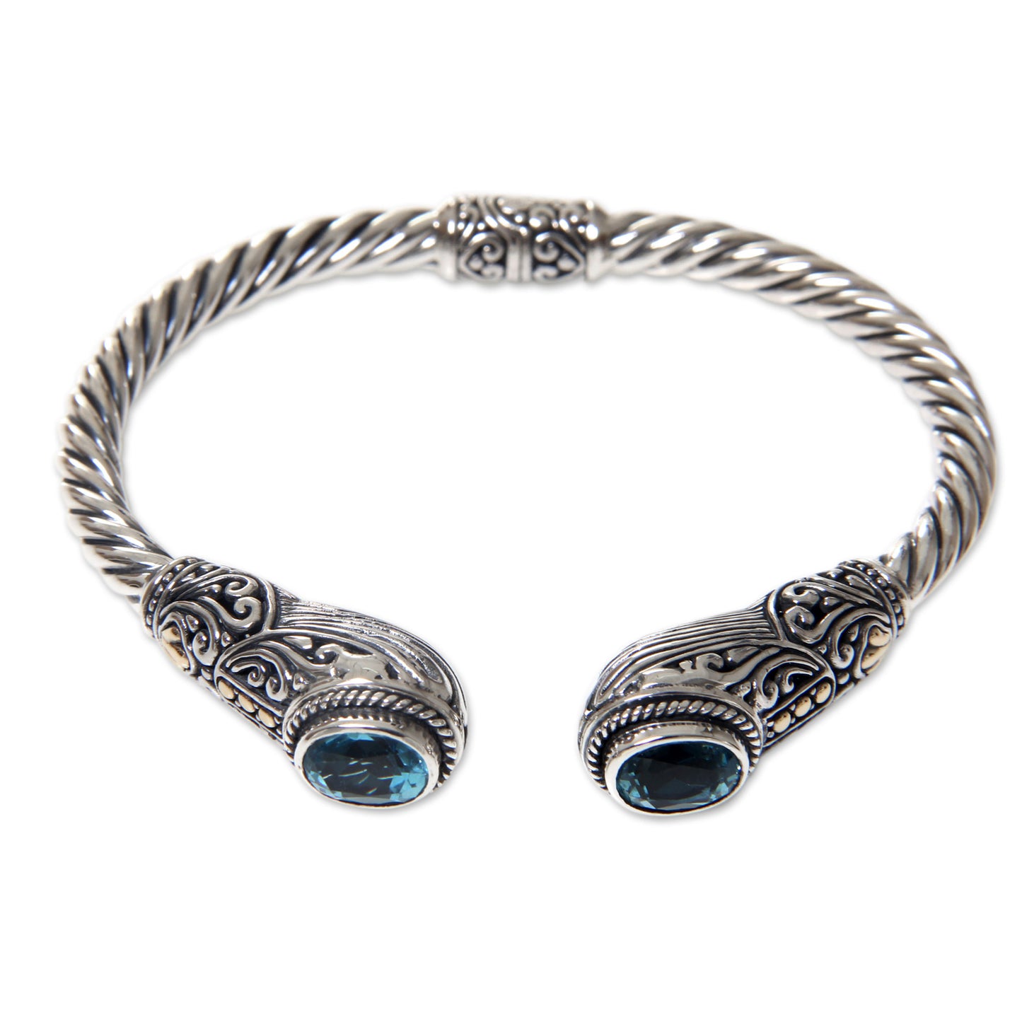 Empress of Gelgel Blue Topaz Bracelet