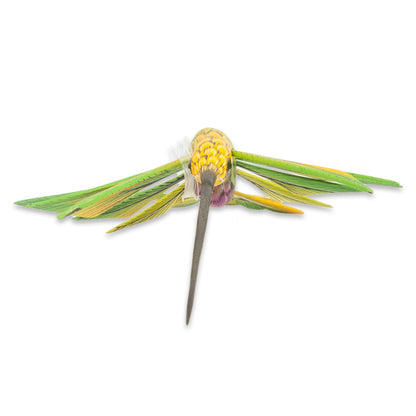 Green Hummingbird Green Hummingbird Alebrije Sculpture Crafted by Hand