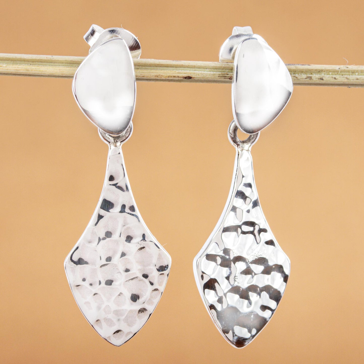 Cosmopolite Artisan Crafted Sterling Silver Earrings from Taxco Jewelry