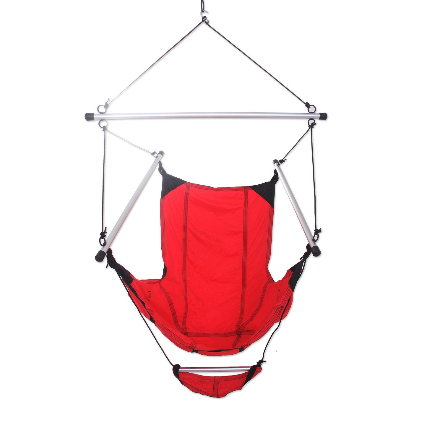 Nusa Dua Red Red Parachute Hammock Swing Portable Hanging Chair