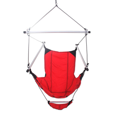 Nusa Dua Red Red Parachute Hammock Swing Portable Hanging Chair