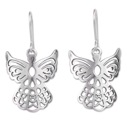 Cajamarca Angels Angelic Sterling Silver Earrings in Openwork Jewelry