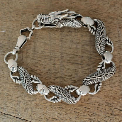 Mystic Dragon Men's Chain Link Bracelet