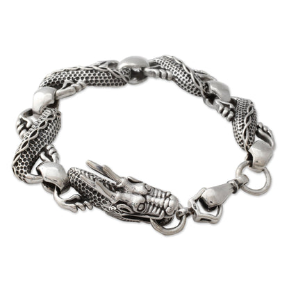 Mystic Dragon Men's Chain Link Bracelet
