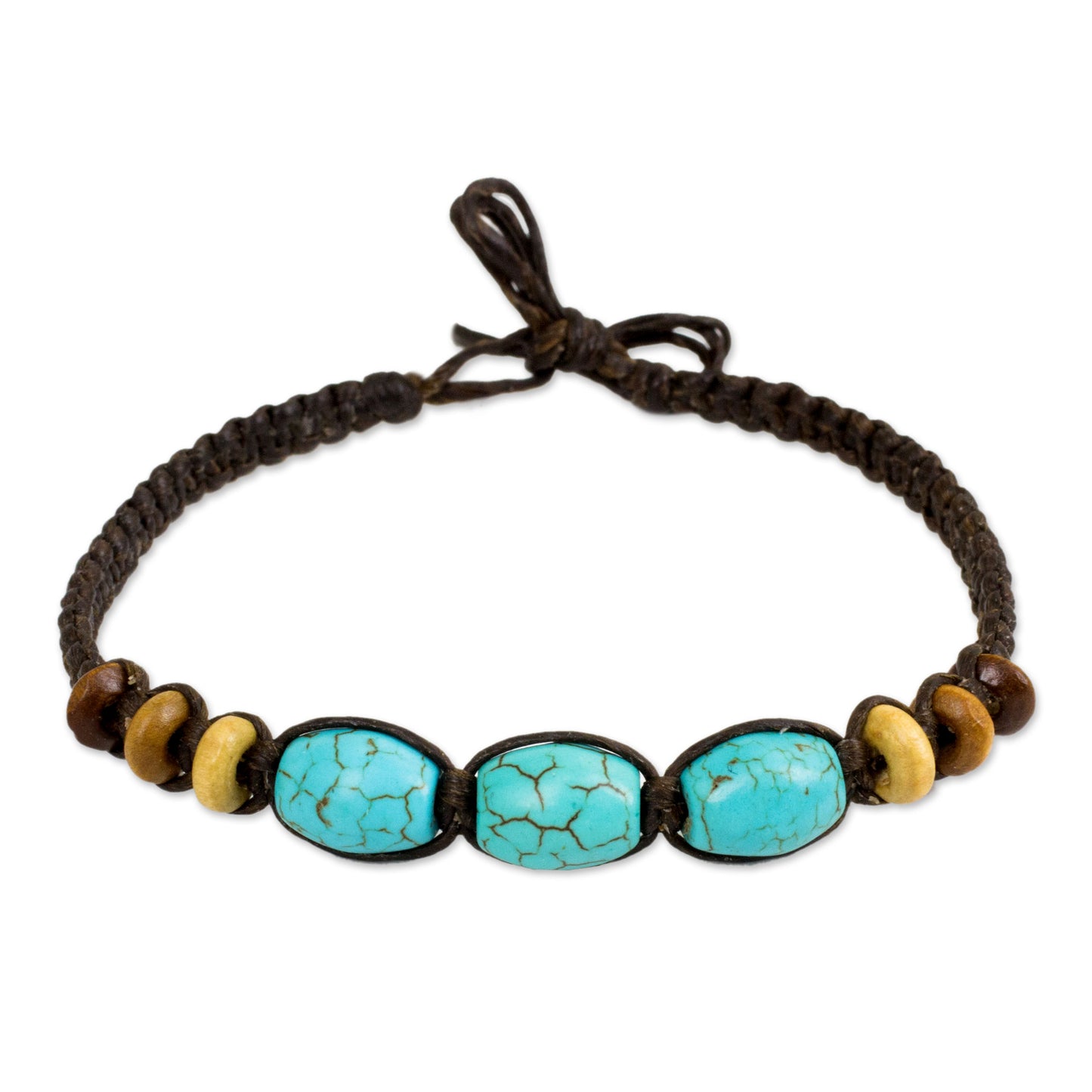 Forest Friend Wood Beaded Bracelet