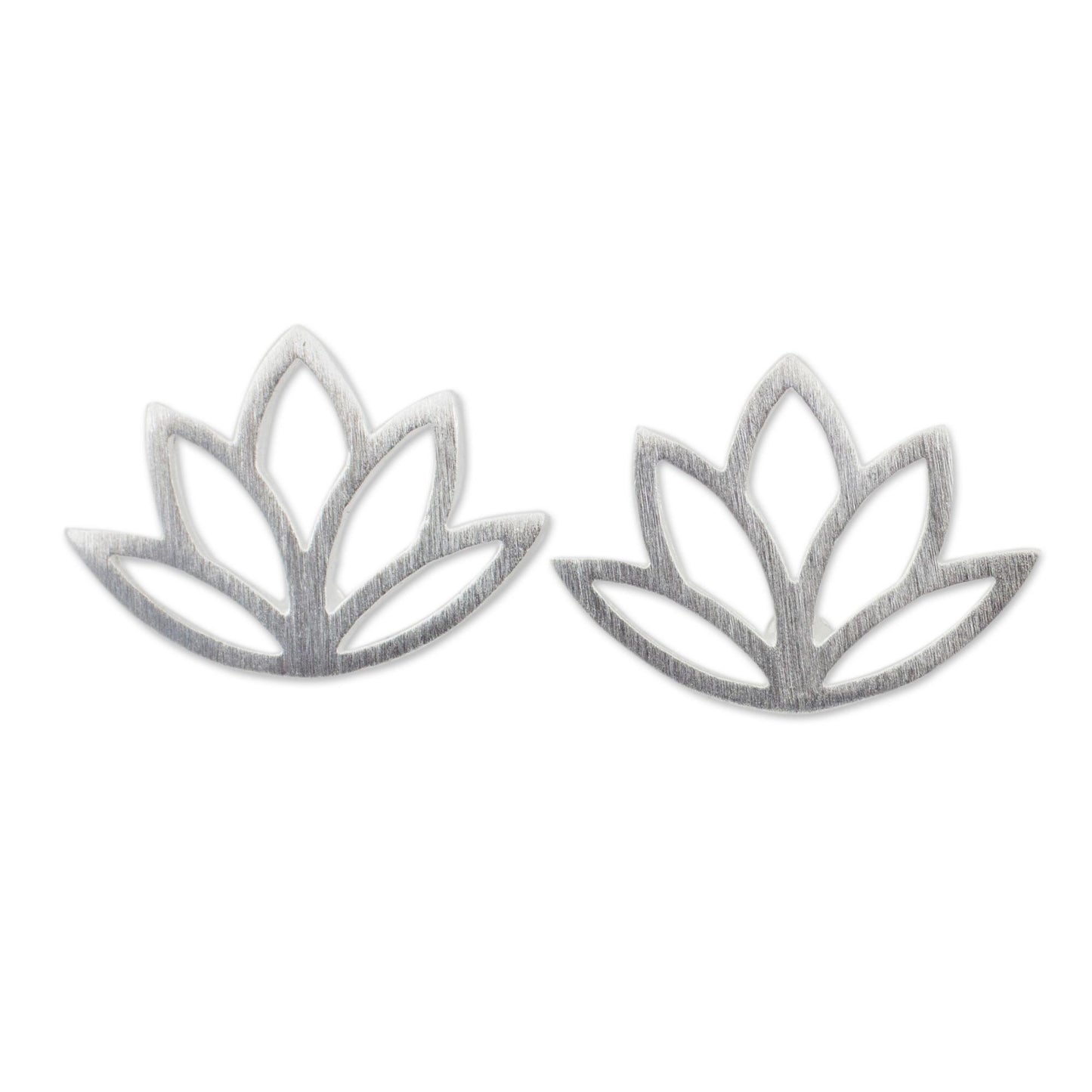 Sunrise Lotus Sterling Silver Earrings