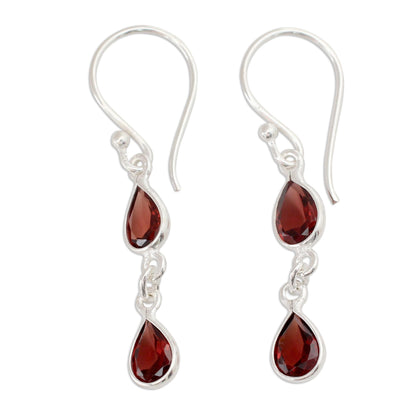 Mystical Femme Garnet Earrings