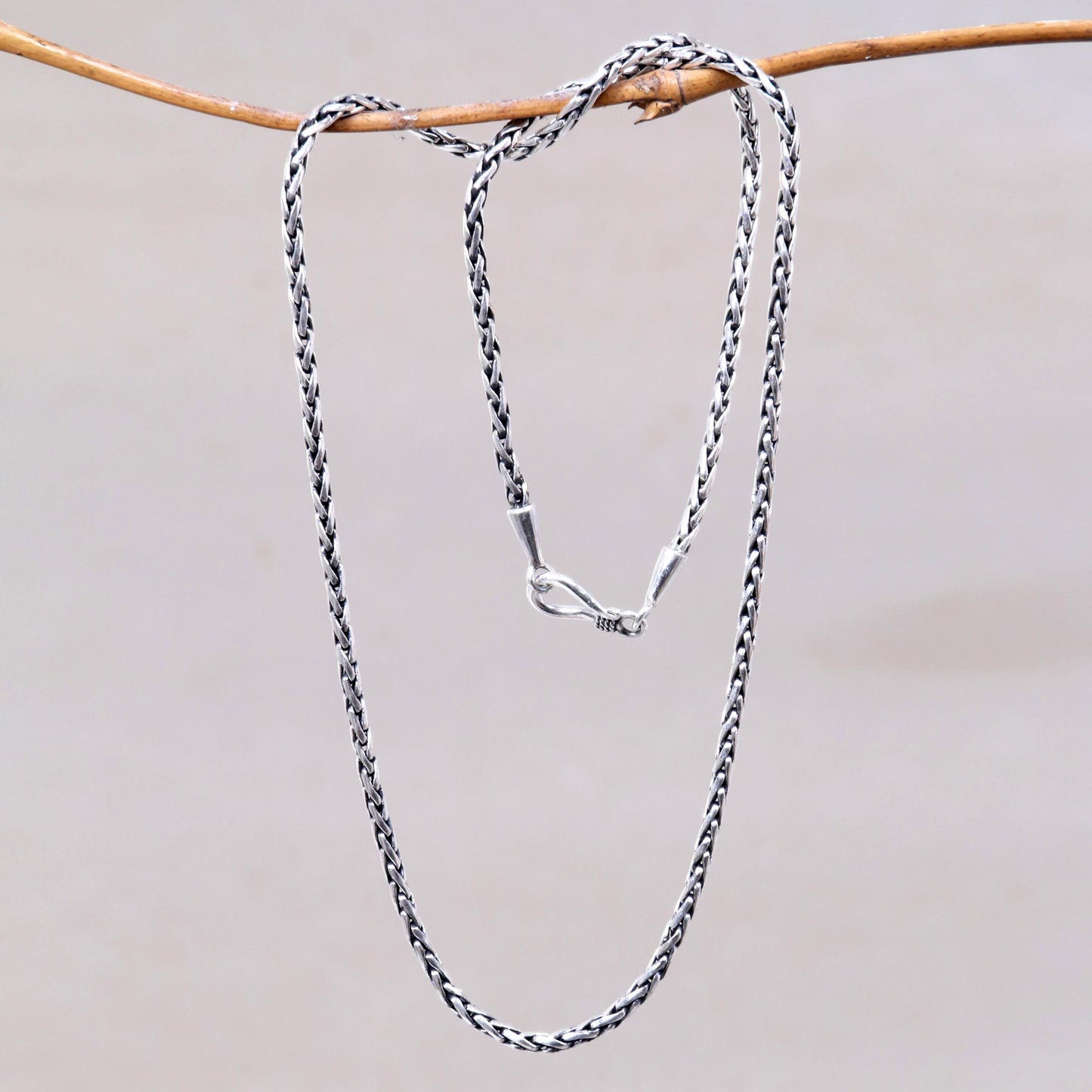 Ancient Wheat Sterling Silver Necklace