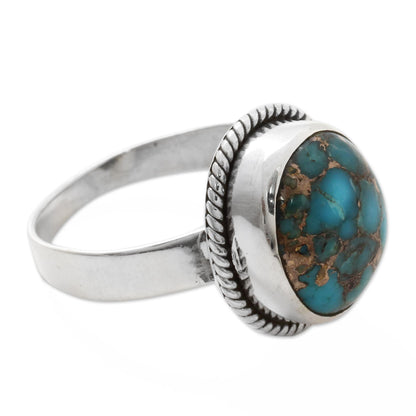 Blue Sky in Jaipur Sterling Silver Ring