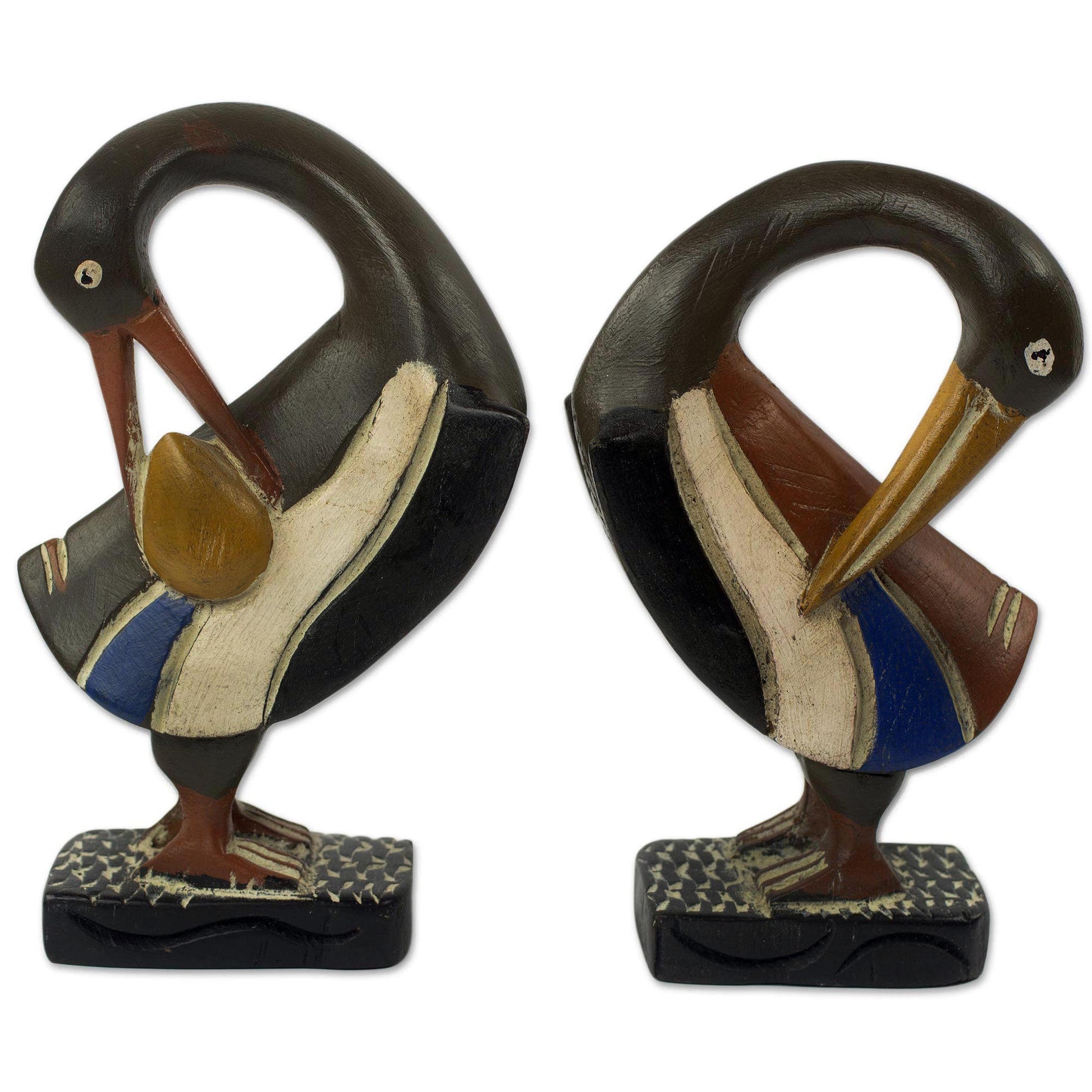 NOVICA Ghanaian Sankofa Birds Ghanaian Sankofa Bird Wood Sculptures novica-ghanaian-sankofa-birds-ghanaian-sankofa-bird-wood-sculptures
