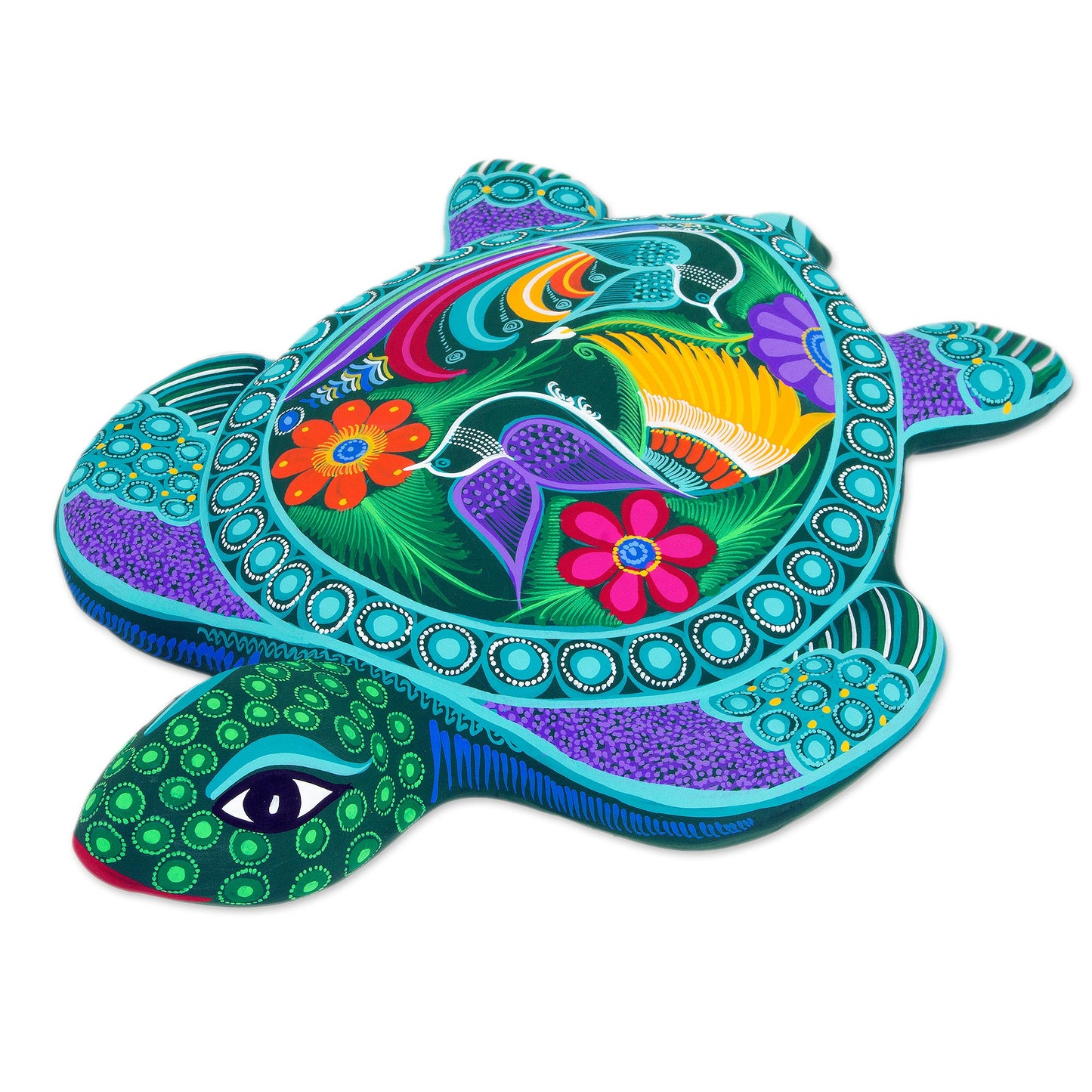 Tropical Sea Turtle Tropical Ceramic Sea Turtle Wall Art from Mexico